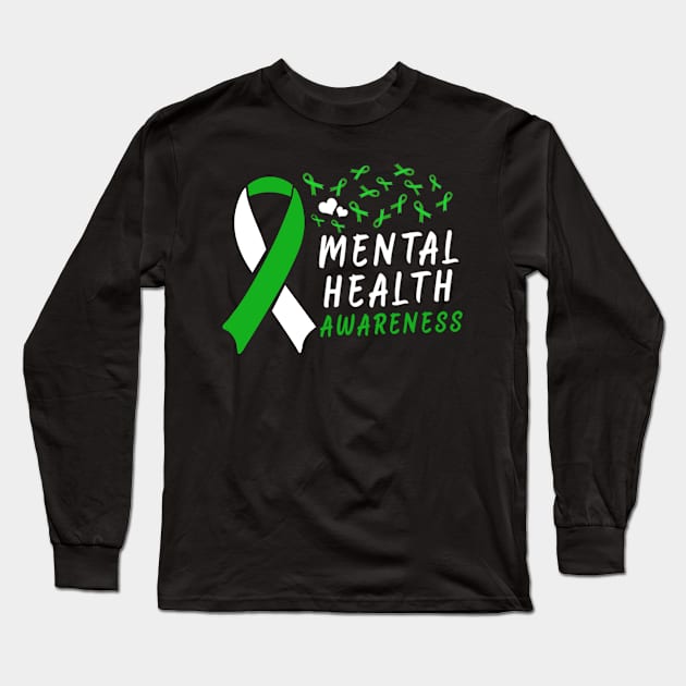 mental health awareness Long Sleeve T-Shirt by first12